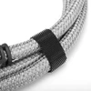 HDMI laidas su medžiaginiu apvalkalu ir suveržikliu