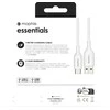 Zagg Mophie Charge Essentials USB-A – USB-C kabelis 1 m – baltas