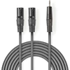 Nedis garso kabelis 2xXLR į 3,5mm jungtis
