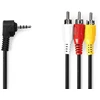 Nedis Kabelis 3xRCA - 3.5mm 4pin kištukai 1.0m
