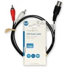 Kabelis Nedis DIN (5-pin) 2 x RCA 1 m (CAGL20200BK10)