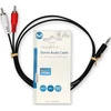 Kabelis Nedis 3.5mm 2 x RCA 1m (CAGL22200BK10)