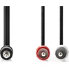 Kabelis Nedis 3.5mm 2 x RCA 10 m (CAGL22200BK100)