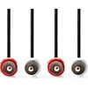 Kabelis Nedis 2 x RCA 1.5 m (CAGL24200BK15)