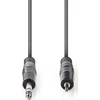 Kabelis Nedis 6.35mm 3.5mm 3 m (COTH23205GY30)