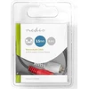 Kabelis Nedis 2 x RCA 3.5 mm 0,2 m Juodas (CAGB22255BK02)