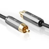 Nedis Kabelis k subwooferu RCA (M) - RCA (M) 5.00 m pilka