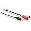 Kabelis Philips Jack 3,5 mm - RCA (Cinch) x2 1,5 m juoda (SWA2527W/10)