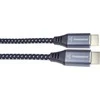 PREMIUMCORD kabelis HDMI 2.1 didelės spartos + Ethernet kabelis 8K@60Hz, paauksuotos jungtys, 1m