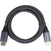 PREMIUMCORD kabelis HDMI 2.1 didelės spartos + Ethernet kabelis 8K@60Hz, paauksuotos jungtys, 1m