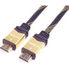 Kabelis PremiumCord HDMI - HDMI 2m auksinė (kphdm2q2)