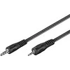 Kabelis PremiumCord Jack 2.5mm - Jack 3.5mm 2m juoda (kjack2mm2)