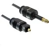 Kabelis PremiumCord Jack 3.5mm - Toslink Mini 3m juoda (kjtos2-3)