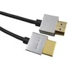 Kabelis PremiumCord Kabelis Slim HDMI kabelis, 1m, High Speed + Ethernet (v1.4), złocone złącza
