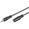 Kabelis PremiumCord Jack 3.5mm - Jack 3.5mm 10m juoda (kJackmf10)
