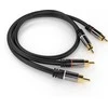 Kabelis PremiumCord RCA (Cinch) x2 - RCA (Cinch) x2 1,5m juoda (kjqccm015)