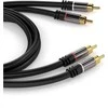 Kabelis PremiumCord RCA (Cinch) x2 - RCA (Cinch) x2 1,5m juoda (kjqccm015)