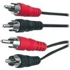 Kabelis PremiumCord RCA (Cinch) x2 - RCA (Cinch) x2 RCA (Cinch) - RCA (Cinch) 5m juoda (kjackcmm2-5)