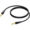 Kabelis Procab Jack 6.3 mm - Jack 6.3 mm 1,5 m juodas (CLA600/1.5)