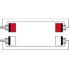Procab Kabelis 2 x RCA/CINCH kištukas – 2 x RCA/CINCH kištukas 1,5 m – CLA850/1,5
