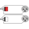 Procab Kabelis 2x XLR kištukas-2X RCA/ CINCH kištukas 1,5 M - CLA701/1,5