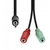 Kabelis ProXtend 4-Pin do 2x 3-Pin M-F 30 cm (JAB-7755894)