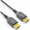 „Carruzzo PureLink DisplayPort 1.4“ ir „PureInstall“ 4 m Juoda