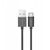 Puro 12W TPE USB-A - microUSB 2m kabelis - juodos spalvos