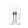 Puro 12W TPE USB-A - microUSB 2m kabelis - juodos spalvos