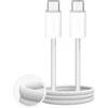 Puro Fabrik 4 60W Braided Kabelis USB-C - USB-C 2m - baltos spalvos