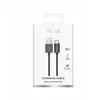 Puro TPE 12W USB-A – microUSB 1m kabelis – juodos spalvos