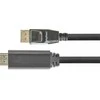 Python Series Kabelis PYTHON Python DisplayPort 1.4 ir HDMI 2.0 Kabelis Nylong. juodas 2m