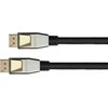 Python Series Kabelis PYTHON DisplayPort 1.4 Kabelis nylonowy splot juoda 5m