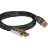 Python Series Kabelis PYTHON DisplayPort 1.4 Kabelis nylonowy splot juoda 5m