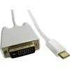 QOLTEC 50417 Qoltec DisplayPort Alternatyvus režimas USB 3.1 tipo C vyriškas DVI kištukas 4Kx2K 2m