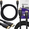 Qoltec 50353 HDMI v2.1 kabelis Itin didelės spartos 8K | 60Hz | 26AWG | AUKSAS | 5 m