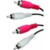 RCA kabelis (Cinch) x2 - RCA (Cinch) x2 5m juodas