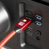 Kabelis Reagle DisplayPort - DisplayPort 5m raudona