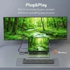 Kabelis Reagle DisplayPort - HDMI + USB-A 1,8 m juodas
