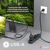 Kabelis Reagle DisplayPort - HDMI + USB-A 1,8 m juodas