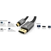 Kabelis Reagle DisplayPort Mini - DisplayPort 1,5 m, sidabrinės spalvos