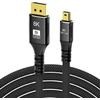 Kabelis Reagle DisplayPort Mini - DisplayPort 2m sidabrinis (RMDD200P)