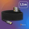 Kabelis Reagle HDMI - DVI-D 1.5m sidabrinė (RHDV150P)