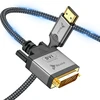 Kabelis Reagle HDMI - DVI-D 2m sidabrinė (RHDV200P)