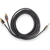 Laidas Reagle Jack 3,5 mm - RCA (Cinch) x2 3 m juodas (RAJR300S)