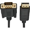 Planšetė RTO Przejściówka adapter displayport do vga konwerter -e375