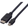 Kabelis Roline DisplayPort Mini - HDMI 3m juoda (JAB-2600814)