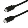 USB kabelis Roline USB-C - USB-C 1 m juodas (11.44.9071)