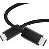 112803 EP-DW767JBE Samsung USB-C/USB-C duomenų kabelis 3A 1.8m juodos spalvos (OOB Bulk)