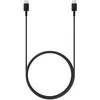 112803 EP-DX310JBE Samsung USB-C/USB-C duomenų kabelis 3A 1.8m juodos spalvos (Bulk)